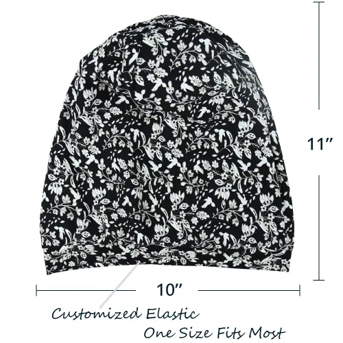 Miniatura 86 de Alnorm - Gorro con forro de satén y suave banda elástica para hombres y mujeres, talla única Se ajusta a la mayoría