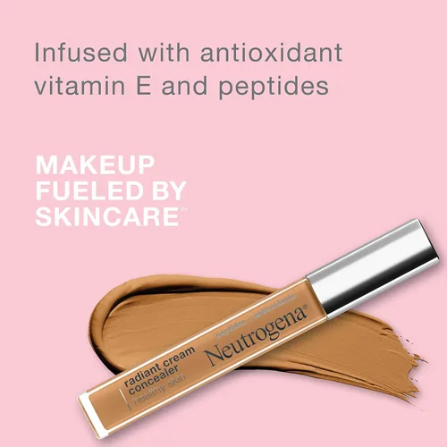 Miniatura 3 de Neutrogena Healthy Skin Radiant Brightening Cream con péptidos y vitamina E antioxidante, crema corrector perfeccionadora ligera, no comedogénica