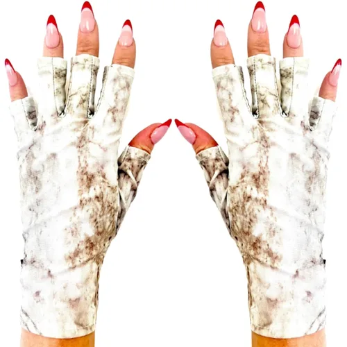 Miniatura 39 de ManiGlovz - Guantes de uñas originales con protección UPF 50+ UV Guantes de manicura de gel y guantes anti UV sin dedos para mujeres Se pueden
