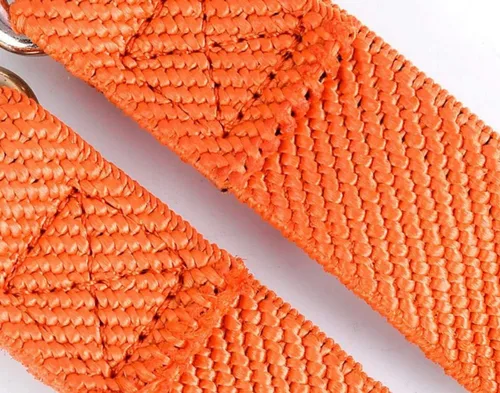 Miniatura 4 de Cuerda elástica plana, cuerda elástica de 60 pulgadas naranja resistente con ganchos