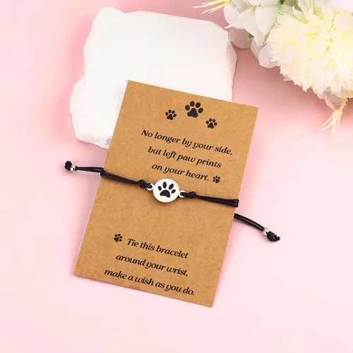 Miniatura 39 de PLwelth Pulseras de perro de cachorro para mujeres y hombres, regalos conmemorativos para amantes de las mascotas, regalos de amistad para ella, sus