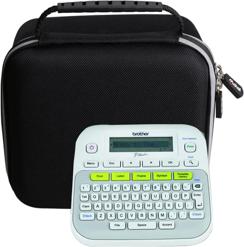 Miniatura 6 de Mchoi Funda rígida portátil compatible con la etiquetadora Brother P-Touch PTD210/PTD220, solo funda