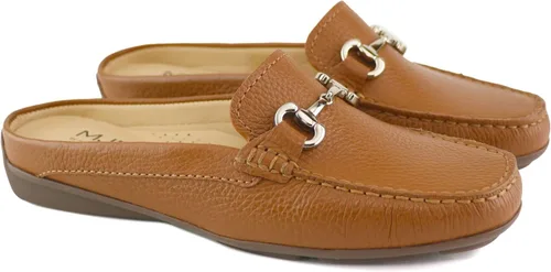 Miniatura 3 de MARC JOSEPH NEW YORK Sandalias planas de cuero genuino para mujer, informales, cómodas, con puntera cerrada, sin espalda, ligeras, a la moda