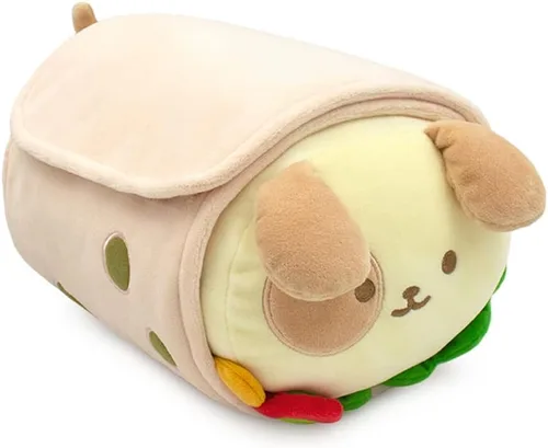 Miniatura 14 de Anirollz Kittiroll de peluche en atuendo de pastel enrollado – Animal de peluche kawaii con disfraz extraíble – Bonito juguete de peluche blando