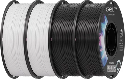 Miniatura 34 de Creality Filamento ABS de 1.75mm, color negro, 2 kg, paquete de filamento para impresora 3D, excelente resistencia, inodoro, no tóxico, estabilidad