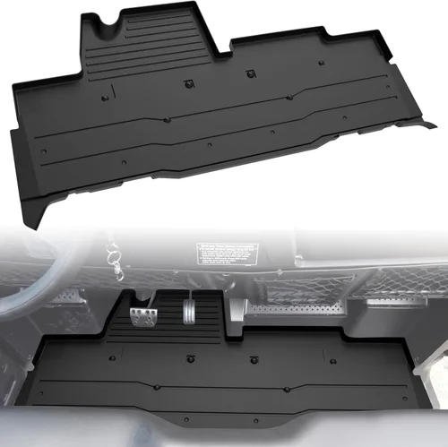 SAUTVS Tapete de suelo delantero de TPE para Honda Pioneer 700-2 700-4 14-26, forros de goma para todo tipo de clima, alfombrilla para Honda Pioneer