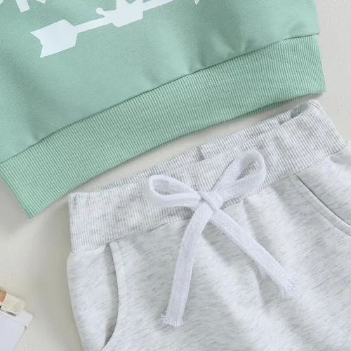 Miniatura 31 de GOOCHEER Conjunto de ropa de manga larga para niña pequeña, camisa y pantalones para niña, conjunto de ropa de primavera, otoño e invierno