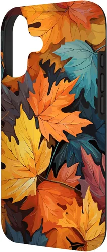 Miniatura 2 de Colorful Leaves Otoño y Otoño Tema, Otoño Color Funda para iPhone 17