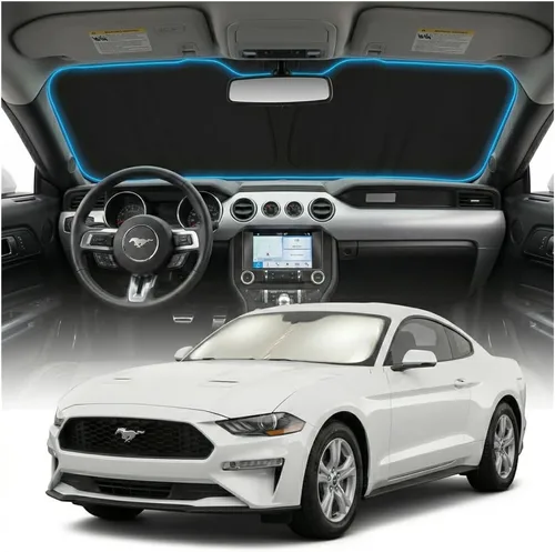 Miniatura 112 de Cubierta para parabrisas para BMW X1 E84 – Ajuste personalizado X1 E84 Accesorios 2016-2024 2025 Parasol plegable protección UV y escudo térmico