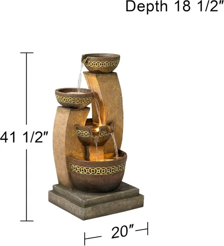 Miniatura 4 de Casada decorativa con tres contenedores 41 1/2 pulgadas
