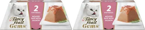 Miniatura 12 de Fancy Feast Gems Pate - Mousse de comida para gatos con atún y un halo de salsa sabrosa para gatos, paquete de 8, cajas de 4 onzas