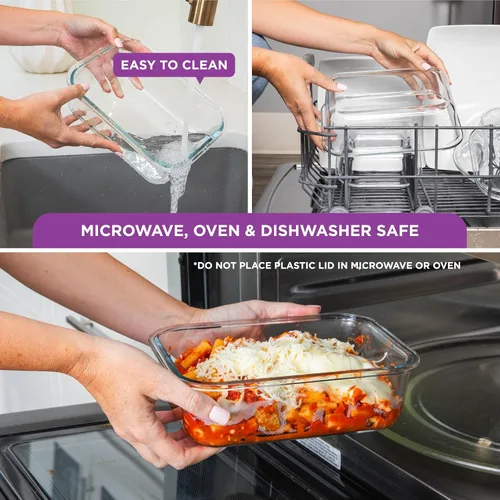 Miniatura 7 de HOLDN’ STORAGE Recipientes de almacenamiento al vacío para alimentos, juego de 4 recipientes de compartimentos y bomba electrónica - Mantenga