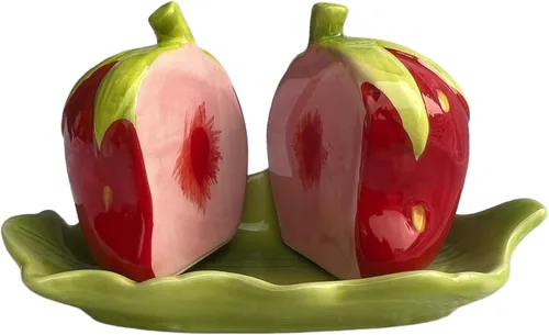 Miniatura 2 de Juego de salero y pimentero magnético de cerámica para el hogar y la cocina, accesorio para mesa de comedor para organizar fiestas, granero