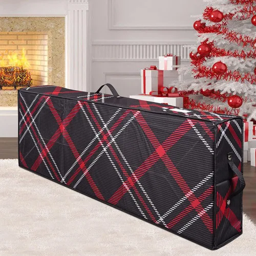 Miniatura 7 de Propik Contenedor de almacenamiento de papel de regalo, organizador de papel de regalo debajo de la cama, 41 x 14 x 6 pulgadas, soporte de caja