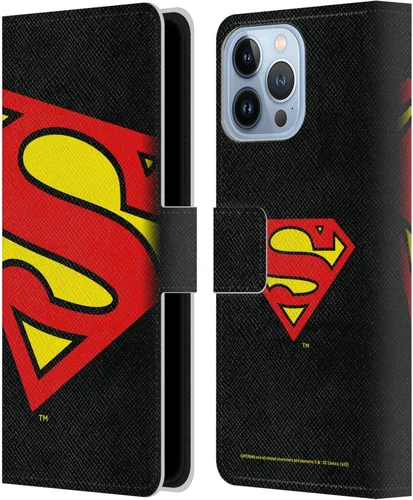 Miniatura 57 de Head Case Designs Funda de piel con licencia oficial de Superman DC Comics con logotipos negros y rojos compatible con Apple iPhone 11