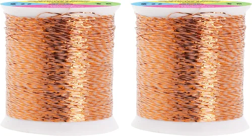 Miniatura 18 de Mandala Crafts Juego de hilo de bordado dorado antiguo metálico – 3281 yardas de hilo dorado antiguo para máquina de coser a mano, aguja de punto