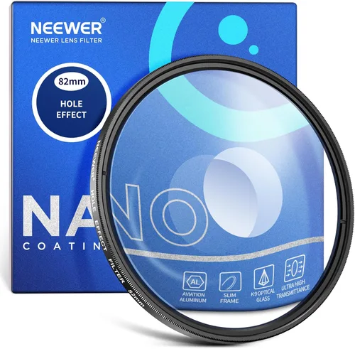 Miniatura 13 de NEEWER Filtro de Lente de Cámara de 77mm con Halo Espiral, Filtro de Lente de Prisma de Vidrio Óptico K9 con Efectos Especiales para Fotografía