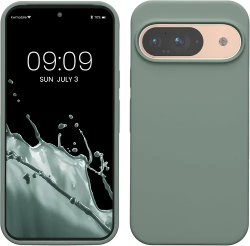 Miniatura 107 de kwmobile Funda Compatible con Google Pixel 6 Pro - Funda de Teléfono de Silicona TPU con Acabado Suave - Azul Caribe