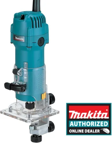 Miniatura 10 de Makita 3707FC Base Fija laminado Trimmer con luz LED