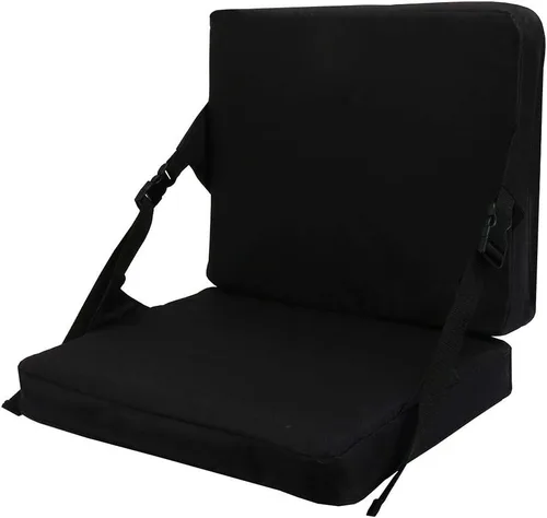 Indoor & Outdoor Folding Chair Cushion Without Back Support, Foldable Portable Stadium Seat,Chair Cushion for Sports Events, Outing,