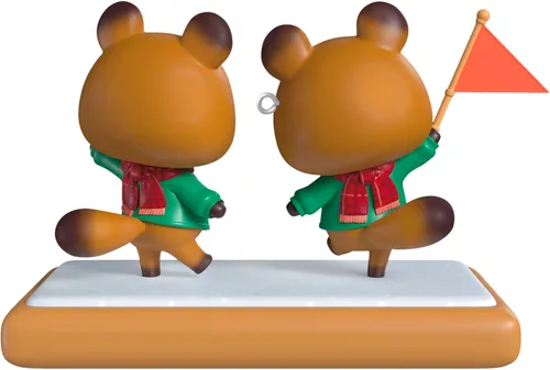 Miniatura 6 de Hallmark Keepsake Adorno de Navidad 2025, Nintendo Animal Crossing Timmy y Tommy, regalos para jugadores