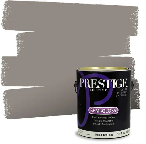 Miniatura 71 de Prestige Paints - 2 en 1, pintura base y pintura de exterior, P500-N-SW7020 SW6991-PCM