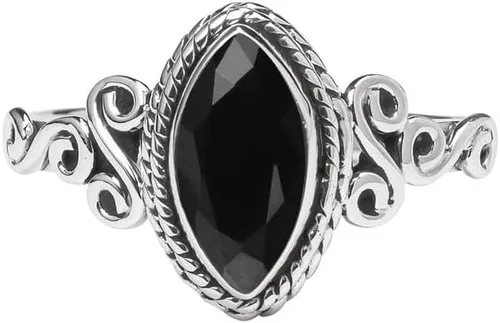 Miniatura 11 de Anillo de plata de ley 925 con piedras preciosas para mujeres y niñas, hecho a mano, anillo de promesa de piedras preciosas naturales, regalo
