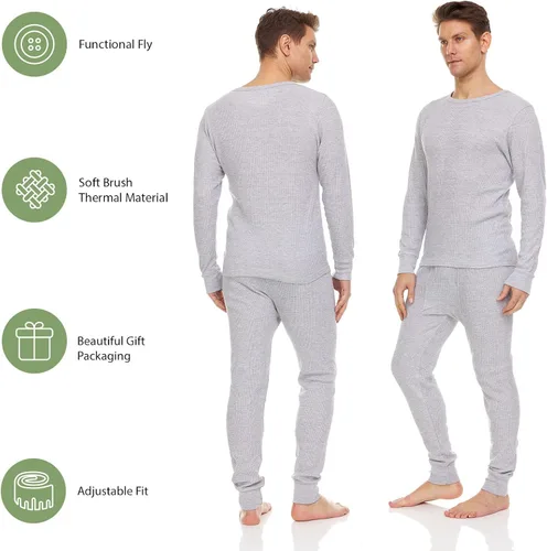 Miniatura 3 de DARESAY Camisa y pantalón térmico de manga larga para hombre capa base para camisetas y chaquetas conjunto de capa base para hombres 2