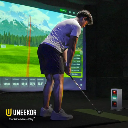 Miniatura 9 de Uneekor EYE MINI CORE Monitor y simulador de lanzamiento de golf, 15 puntos de datos de bola, latencia casi cero, funciona con GSPro, TGC19 y E6