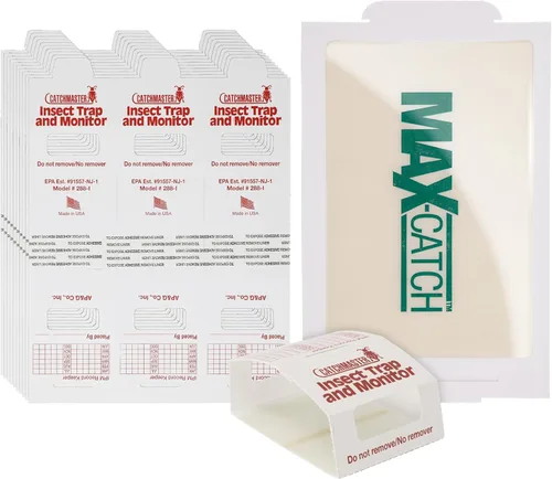Catchmaster Juego de tablas de pegamento para ratones e insectos, 36 tableros de pegamento y 30 trampas de pegamento para arañas e insectos, trampa
