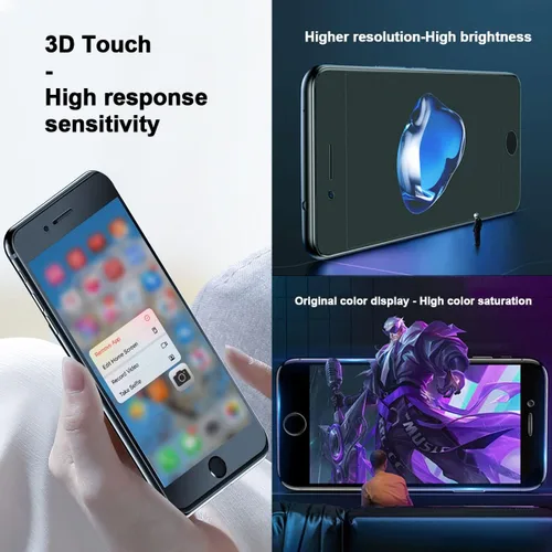 Miniatura 5 de EFAITHFIX para iPhone 7 Plus reemplazo de pantalla LCD negra de 5.5 pulgadas, conjunto de marco de visualización LCD, pantalla táctil 3D
