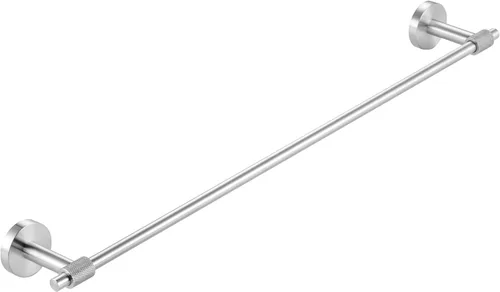 Miniatura 12 de Toallero individual – Serie Avant, colgador de toallas de baño de acero inoxidable, resistente, barra individual montada en la pared con diseño