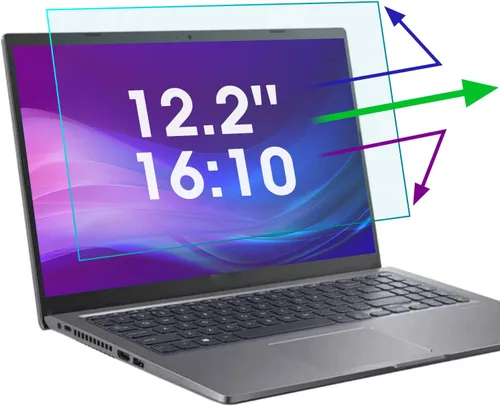 Miniatura 12 de Paquete de 2 protectores de pantalla antiluz azul de 16 pulgadas para Lenovo/Dell/HP/ASUS/LG, reduce la fatiga ocular, antirreflejos, bloqueo de luz
