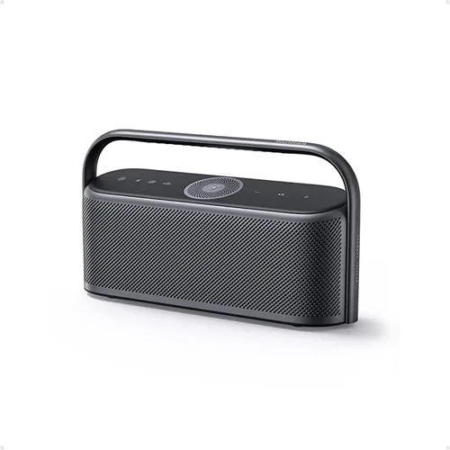Soundcore Motion X600 Altavoz Bluetooth portátil, Audio espacial de alta resolución con sonido inalámbrico de 50W, impermeable IPX7, EQ Pro, entrada