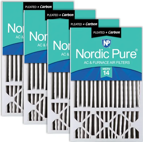 Miniatura 19 de Nordic Pure 16x25x5 (15_3/4 x 24_3/4 x 4_3/8) Filtros de aire de repuesto MERV 12 para Honeywell/Lennox, paquete de 2