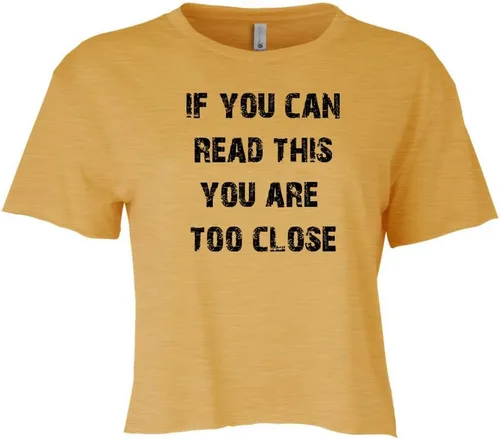 Miniatura 7 de Women's Screen Printed Crop Tee, Shirts With Sayings
