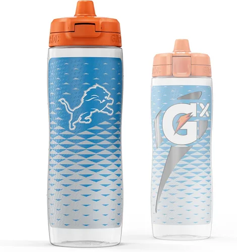 Miniatura 38 de Gatorade Gx NFL - Botellas antideslizantes para apretar, 30 onzas líquidas, sistema de hidratación Gx