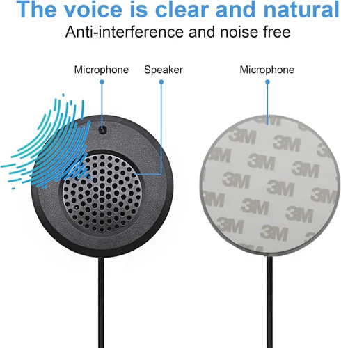 Miniatura 9 de CallToU Sistema de Intercomunicador con Altavoz de Ventana, Micrófono de Intercomunicación de Dos Vías Antiinterferencia para Hablar a Través