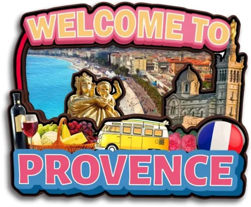 Miniatura 33 de Toulon Provence-Alpes-Cote d'Azur Francia - Imán para nevera Colección de madera 3D Madera hecha a mano recuerdos de la ciudad de viaje, imán