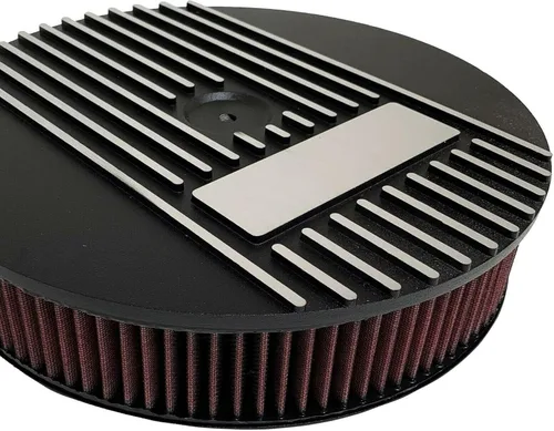 Miniatura 4 de Kit de filtro de aire redondo Big Block Chevy 468-13" - Negro - Ansen USA