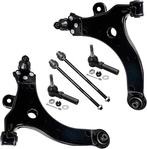 Miniatura 155 de Detroit Axle - Kit de extremo delantero para Chrysler 300 Dodge Charge Challenger 2011-2023, 2 brazos de control inferiores traseros 2 rótulas