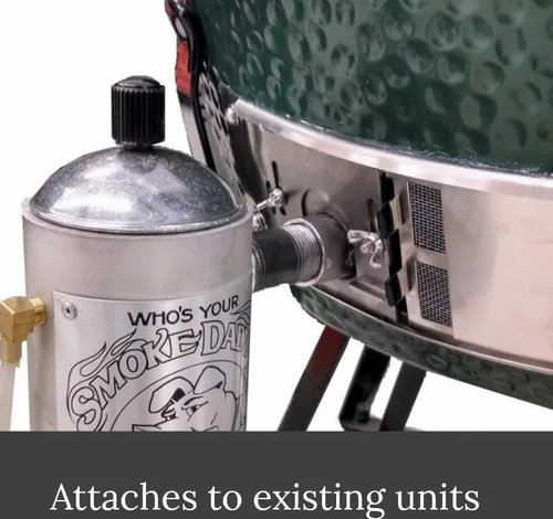 Miniatura 2 de Big Kahuna - Generador de humo frío con adaptador de parrilla de cerámica, cuerpo de aluminio resistente fabricado en Estados Unidos, incluye