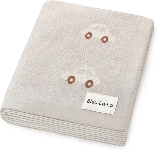 Miniatura 33 de Manta de punto para bebé, 100% algodón, suave, acogedora, para envolver cuna, manta de regalo para recién nacidos, bebés, niños pequeños, unisex 12