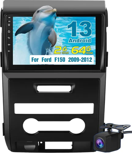 Miniatura 9 de Radio de coche para Ford F150 2009 2010 2011 2012, radio de pantalla táctil de 9 pulgadas de actualización con 2 GB + 32 GB, CarPlay/Android Auto
