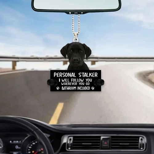 Miniatura 9 de Alaskan Malamute - Adorno colgante de coche para acechar personalmente, adorno de acrílico con nombre personalizado para perro, adorno de Navidad