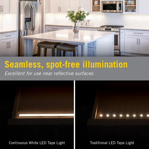 Miniatura 2 de Armacost Lighting RibbonFlex Pro 24V Luz de Tira LED COB Blanca, 2700K, 165 Lúmenes/Pie, 2.5M 171110