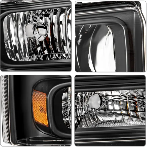 Miniatura 4 de SOCKIR - Juego de faros compatibles con Ford F250 F350 F450 F550 Super Duty 2005-2007 / 2005 Ford Excursion lado del conductor y del pasajero