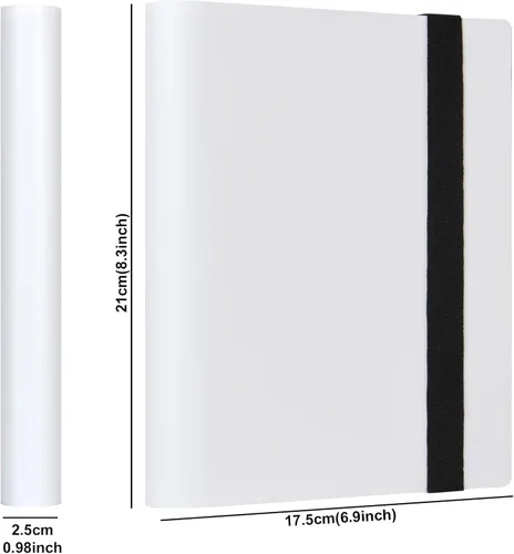 Miniatura 3 de GEAoffice Carpeta Pequeña para Cartas – Carpeta de Álbum de Colección de Cartas Coleccionables de 4 Bolsillos – Carpeta de 160 Bolsillos de Carga