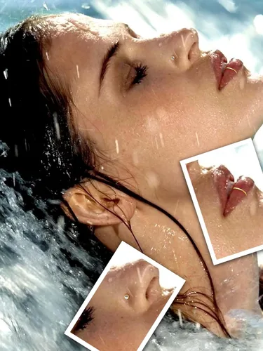Miniatura 6 de THUNARAZ 32 anillos de nariz para mujeres y hombres – Retenedor de acero inoxidable quirúrgico hipoalergénico en forma de L transparente, recto