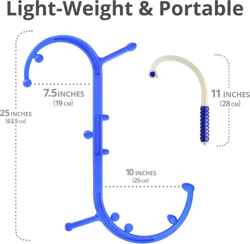 Miniatura 2 de Body Back Buddy - Elegible por la FSA fabricado en Estados Unidos, paquete clásico y pequeño, herramienta de masaje de punto de activación de cuerpo